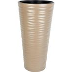 Netten Evime Dore Renk Kumsal Vazo Dekoratif Uzun Saksı 5.5 lt 30*57cm