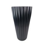 Netten Evime Siyah Lilyum Model Vazo Dekoratif Plastik Saksı 57cm 9 Litre İç Hacim Estetik ve Modern Tasarım