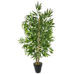 Netten Evime Yapay Ağaç 4 Gövdeli Bambu Ağacı 110cm 1.Kalite Yapay Çiçek