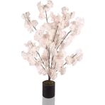 Netten Evime Yapay Ağaç Bahardalı Ağacı Ağacı Japon Kiraz Çiçeği Saksılı Pembe Açık 90x60cm