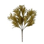 Netten Evime Yapay Çiçek Altın Gold Renk Podocarpus Demeti 5 dal Garnitür Aradal Dekoratif Yapay Bitki