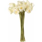 Netten Evime Yapay Çiçek Islak Gala Gerçeksi Eva Malzeme Cala Flower 8li KREM