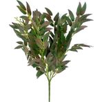 Netten Evime Yapay Çiçek Zeytin Yaprağı Demeti 4 Dallı 50cm Kahve Yeşil