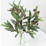 Netten Evime Yapay Zeytin 40 cm 5 Dallı 10 Meyveli Demet Yapay Çiçek Artificial Olive