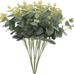 nettenevime 3 Demet Yapay Çiçek Okaliptus Aradal YeşilBitki Arajman Çiçeği Eucalyptus