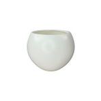 Nettenevime Küre Yuvarlak Top Vazo Dekoratif Saksı Beyaz 25*20cm