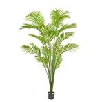 Nettenevime Yapay Ağaç Areka Ağacı Palmiye Ağacı Salon Bitkisi 195cm 16 Dev Yaprak Yeşil