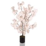 nettenevime Yapay Ağaç Bahardalı Ağacı Ağacı Japon Kiraz Çiçeği Saksılı Pembe Açık 90x60cm