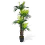 nettenevime Yapay Ağaç Palmiye 36yaprak 4Katlı 160cm Salon Çiçeği Yapay Çiçek