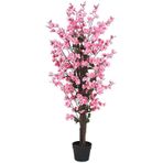 nettenevime Yapay Ağaç Pembe Japon Kiraz Çiçeği Bahardalı Ağacı Sakura Çiçeği Çalılı 150cm