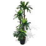 Nettenevime Yapay Ağaç Sıkas Palmiye 4katlı 84yaprak 150cm Salon Çiçeği Yapay Çiçek Yeşil