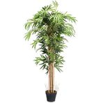 nettenevime Yapay Bambu Ağacı Ekstra Doğal Görünüm Siyah Saksılı 6 dallı 200cm