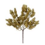 nettenevime Yapay Çiçek Altın Gold Renk Başak Demeti 7dal 48 Çiçek Demet Garnitür Aradal Dekoratif Yapay Bitki
