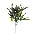 Nettenevime Yapay Çiçek Bambu Grass Koyu Yeşil 40cm Demet Garnitür Aradal Dekoratif Yapay Bitki