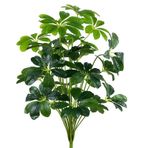 nettenevime Yapay Çiçek Demet Şeflera Bitkisi 18Dal 75cm Salon Çiçeği Yapay Bitki Pachira Macrocarpa