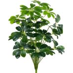 nettenevime Yapay Çiçek Demet Şeflera Bitkisi 18Dal 75cm Salon Çiçeği Yapay Bitki Pachira Macrocarpa