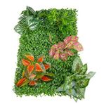 nettenevime Yapay Çiçek Duvar Kaplama Panel Şimşir 40*60 5Demet Yeşil Bitki Dik Duvar Uygulama Çiçeği
