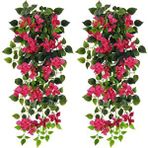nettenevime Yapay Çiçek Fuşya Begonvil Çiçeği 9 Dallı 100cm Sarkan Çiçek