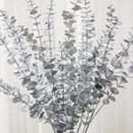 Nettenevime Yapay Çiçek Gümüş Renk Okaliptus 3Dallı Uzun Dal 76Cm Eucalyptus