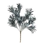 nettenevime Yapay Çiçek Gümüş Renk Podocarpus Demeti 5 dal Garnitür Aradal Dekoratif Yapay Bitki