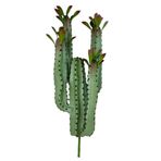 Nettenevime Yapay Çiçek Kaktüs Ağacı 4kollu Kızıl Yapraklı 70*22cm 4027