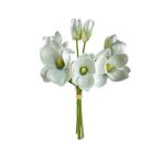 nettenevime Yapay Çiçek Manolya Letex Eva Magnolia 33cm Pudra Uçuk Mavi