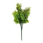 Nettenevime Yapay Çiçek Mimoza Yapraklı 45cm Demet Garnitür Yeşil Aradal Dekoratif Yapay Bitki Yeşil