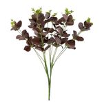 nettenevime Yapay Çiçek Okaliptus Demet Kahverengi Aradal Garnitür Eucalyptus