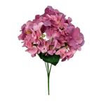 Nettenevime Yapay Çiçek Ortanca Çiçeği Demeti 43 Cm Pembelila