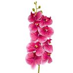 Nettenevime Yapay Çiçek Pembe Koyu Islak Orkide Gerçeksi Doku Uzun Dal 90 Cm