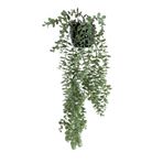 nettenevime Yapay Çiçek Saksıda Sarkan Şimşir Mat Pastel Okaliptus Yapay Sarmaşık Pastel 70cm