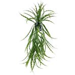 nettenevime Yapay Çiçek Saksıda Sarkan Yeşil Kıvrımlı Saz 90cm