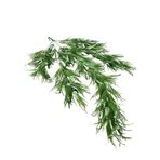 nettenevime Yapay Çiçek Sarkan Çiçek Yeşil Beyaz Fern723 Yapay Sarmaşık 70*30cm UV Katkılı Güneşe Dayanıklı