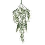 nettenevime Yapay Çiçek Sarkan Çiçek Yeşil Beyaz Kılçık Yapay Sarmaşık 60*30cm UV Katkılı Güneşe Dayanıklı