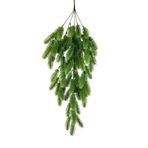 nettenevime Yapay Çiçek Sarkan Çiçek Yeşil Çam İğneli Ponpon Yapay Sarmaşık 70*30cm UV Katkılı Güneşe Dayanıklı