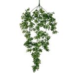 nettenevime Yapay Çiçek Sarkan Çiçek Yeşil Fare Kulağı Şimşir Yapay Sarmaşık 60*30cm UV Katkılı Güneşe Dayanıklı