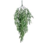 Nettenevime Yapay Çiçek Sarkan Mat Pastel Yeşil Şimşir Okaliptus Jumbo Boy 75*35Cm Yapay Sarmaşık