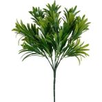 nettenevime Yapay Çiçek Yeşil Renk Podocarpus Demeti 7dal 48 Çiçek Garnitür Aradal Dekoratif Yapay Bitki