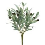 Nettenevime Yapay Zeytin Pastel Yeşil 40cm 5 Dallı 10 Meyveli Demet Yapay Çiçek Artificial Olive