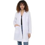 Netto İş Elbiseleri Kadın Beyaz Klasik Yaka Doktor Önlüğü Hemşire Eczacı Öğretmen Laboratuvar Alpaka Kumaş