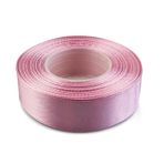 Netuno 1 x saten bant, gül kurdele bandı, 25 mm x 32 m, renkli hediye bandı, renkli dekoratif bant, kumaş bant, saten rulo, saten kurdele, kırmızı kurdele, hediye ambalajı, dekorasyon, saten bant,