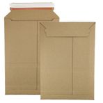 Netuno 10 kahverengi posta çantası oluklu mukavva DIN B4 25 x 35,3 cm 354 g ambalaj karton karton zarflar kitaplar, belgeler, broşürler, fotoğraflar, takvim, resimler için oluklu mukavva poşetler