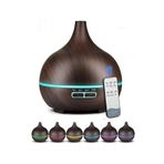 NETWORK ART Hava Nemlendirici 7 Led Işıklı Aromatik Oda Kokusu 550 Ml Kahve Aroma Difüzörü Buhar Makinası