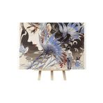 NETWORK ART Kendin Yap Mavi Kız - Blue Girl/Sayılarla Boyama Kanvas Tablo Seti-56 * 70 CM (Tuvale Gerili)