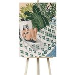 NETWORK ART Kendin Yap Tatil Keyfi - Holiday Vibes/Sayılarla Boyama Kanvas Tablo Seti-56 * 70 CM (Tuvale Gerili)