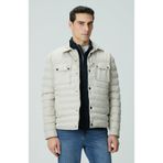 Network Bej Yan Cep Detaylı Kapitone Coat Ceket