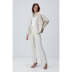 Network Ekru Simli Denim Pantolon