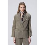 Network N-Green Haki Cupro Blazer Ceket