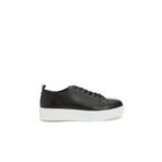 Network Siyah Kadın Deri Sneaker