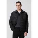 Network Siyah Yan Cep Detaylı Kapitone Coat Ceket